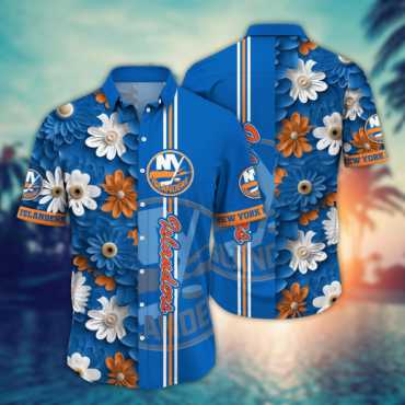 New York Islanders NHL Hawaiian Shirt Heat Aloha Shirt