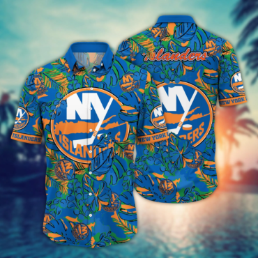New York Islanders NHL Hawaiian Shirt Ocean Waves Aloha Shirt