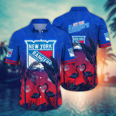 New York Rangers NHL Hawaiian Shirt Beach Ballstime Aloha Shirt