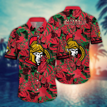 Ottawa Senators NHL Hawaiian Shirt Sunlight Aloha Shirt