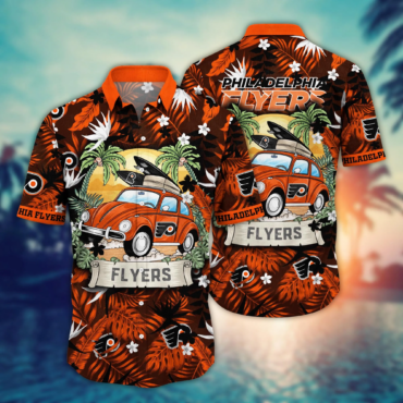 Philadelphia Flyers NHL Hawaiian Shirt Balmytime Aloha Shirt