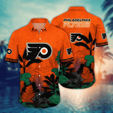 Philadelphia Flyers NHL Hawaiian Shirt July Aloha Shirt