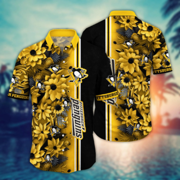 Pittsburgh Penguins NHL Hawaiian Shirt Custom Ceiling Fans Aloha Shirt
