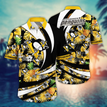 Pittsburgh Penguins NHL Hawaiian Shirt Festivals Aloha Shirt