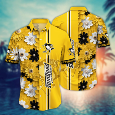 Pittsburgh Penguins NHL Hawaiian Shirt July Aloha Shirt
