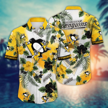 Pittsburgh Penguins NHL Hawaiian Shirt Picnicstime Aloha Shir