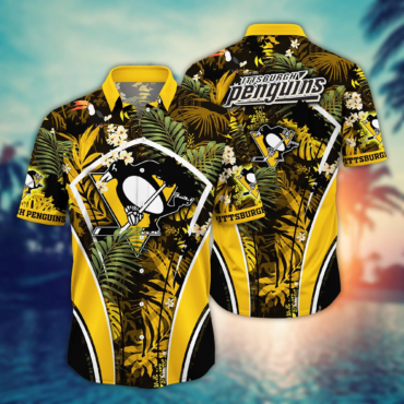 Pittsburgh Penguins NHL Hawaiian Shirt Sunscreen Aloha Shirt