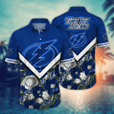 Tampa Bay Lightning NHL Hawaiian Shirt Custom Summer Nights Aloha Shirt