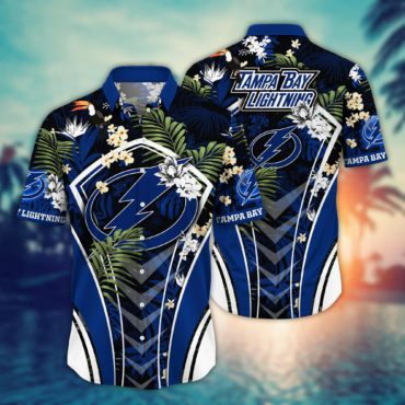 Tampa Bay Lightning NHL Hawaiian Shirt Festivals Aloha Shirt