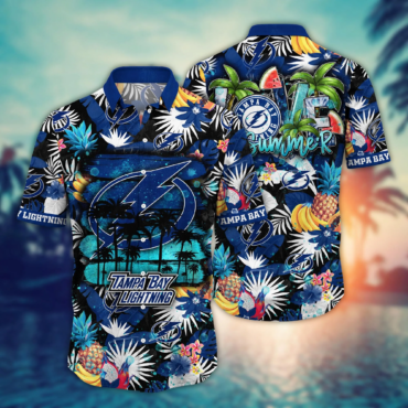 Tampa Bay Lightning NHL Hawaiian Shirt Getaways Time Aloha Shirt