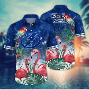 Tampa Bay Lightning NHL Hawaiian Shirt Heat Aloha Shirt