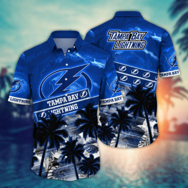 Tampa Bay Lightning NHL Hawaiian Shirt Shorts Time Aloha Shirt