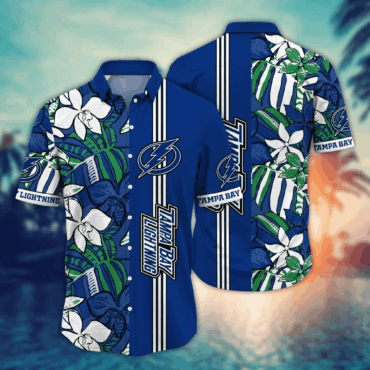 Tampa Bay Lightning NHL Hawaiian Shirt Sun Dresses Aloha Shirt