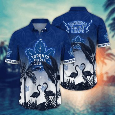 Toronto Maple Leafs NHL Hawaiian Shirt Getaways Time Aloha Shirt