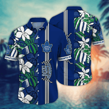 Toronto Maple Leafs NHL Hawaiian Shirt Sundrenched Aloha Shirt