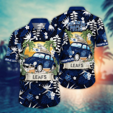 Toronto Maple Leafs NHL Hawaiian Shirt Surfing Time Aloha Shirt