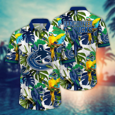 Vancouver Canucks NHL Hawaiian Shirt Picnics Time Aloha Shirt