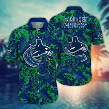 Vancouver Canucks NHL Hawaiian Shirt Sandals Aloha Shirt