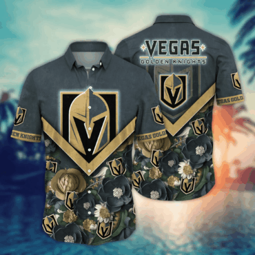 Vegas Golden Knights NHL Hawaiian Shirt Custom Summer Fruits Aloha Shirt