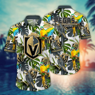 Vegas Golden Knights NHL Hawaiian Shirt Vacation Time Time Aloha Shirt
