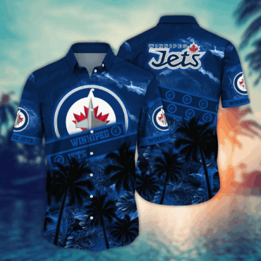 Winnipeg Jets NHL Hawaiian Shirt Beach Season Time Aloha Shirt